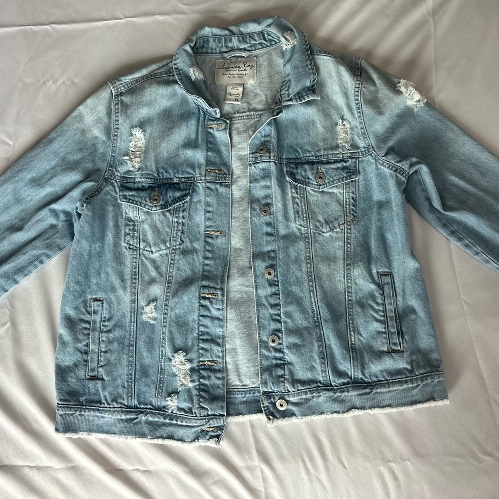 American Rag distressed Jean jacket